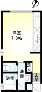 リシェス橋本【1階】の間取り