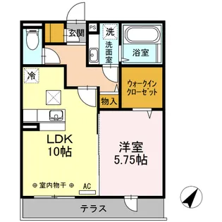パストラル【1階】の間取り