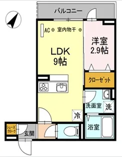 クレール相模原【3階】の間取り