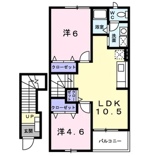 セレッソA【2階】の間取り
