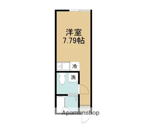 METIS矢部【2階】の間取り