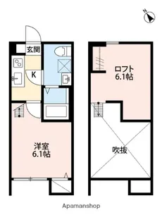 BLESS 相模大野【2階】の間取り