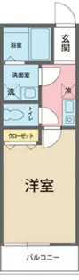 カインドネス鶴川【207号室号室】の間取り
