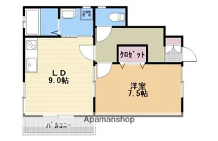 サクラーレ若松【101号室】の間取り