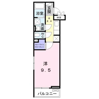 メゾン・ド・ラペ【2階】の間取り