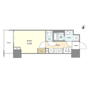 BPRレジデンス町田【11階】の間取り