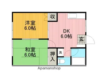 レスペ文京B【1階】の間取り