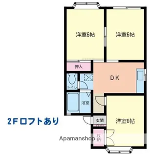 パレットイリヤ【2階】の間取り