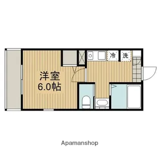 MELDIA淵野辺Ⅱ【3階】の間取り