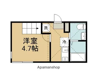 ブルックリンヒル6th St【1階】の間取り