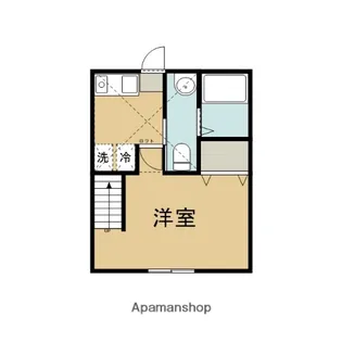 アバーロ淵野辺【2階】の間取り