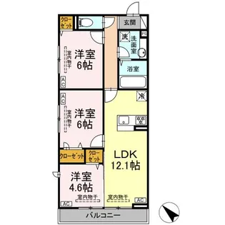 ベラカーサ【2階】の間取り