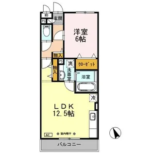 グランドソレイユ【3階】の間取り