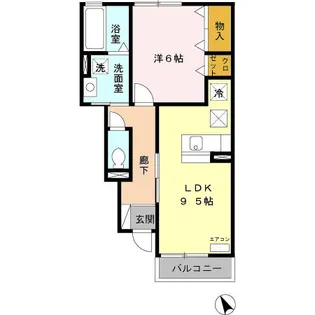 BONHEUR【1階】の間取り