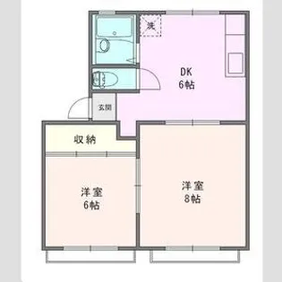 ハイムスカイ【2階】の間取り