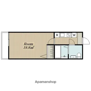 アザーレ・ソラ淵野辺【2階】の間取り