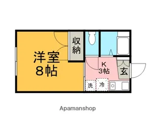 オーベルジュ・アン【2階】の間取り