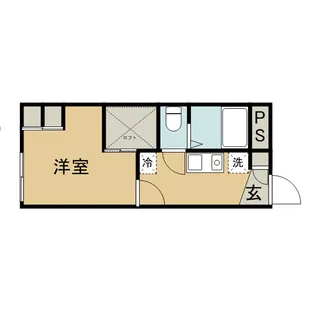 1Kの間取り画像