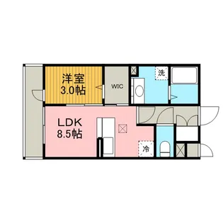 メルベーユ【3階】の間取り