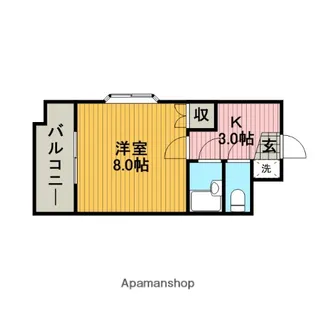 神奈川県相模原市南区相模大野9丁目【マンション】の間取り
