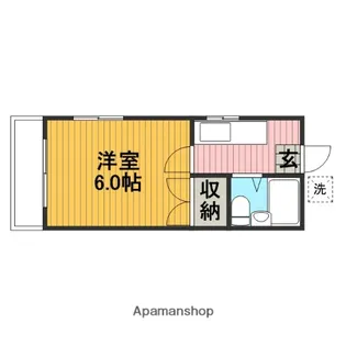 コーポ伊都【2階】の間取り