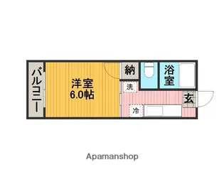 フレグランス東林間【2階】の間取り