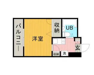 南橋本レジデンス【6階】の間取り