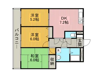 メゾン・フリーダム【2階】の間取り
