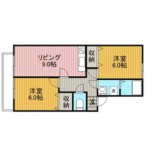 フローラM Ⅰ【1階】の間取り