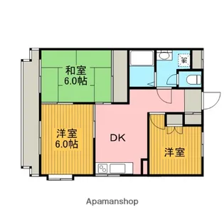 メゾンドブラーエ【2階】の間取り