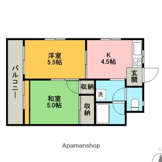 フジツールビル【3階】の間取り