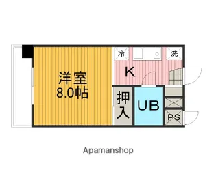 シェラメール【5階】の間取り