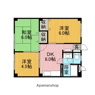 HSマンション【102号室】の間取り