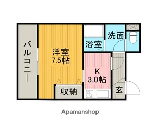 ラヴィール【3階】の間取り