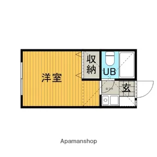 1Rの間取り画像