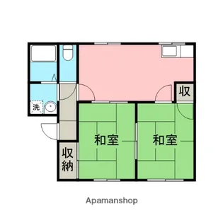 コーポDAN【102号室】の間取り
