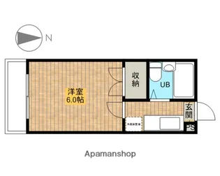 アメニティ南陽台【101号室】の間取り