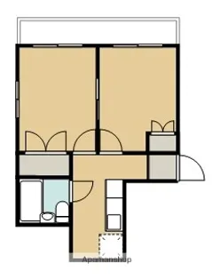 原宿マンション【201号室】の間取り