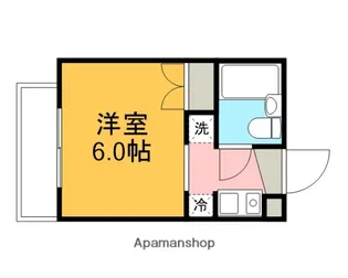 GREEN BOX HIRAI【201号室】の間取り