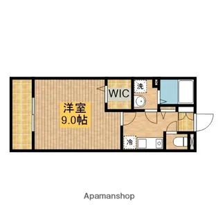 アドヲブール【1階】の間取り