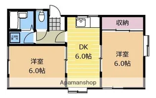 エステートピアトーワ【205号室】の間取り