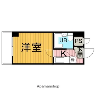 モナークマンション橋本弐番館【6階】の間取り