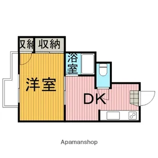 スコレー橋本【1階】の間取り