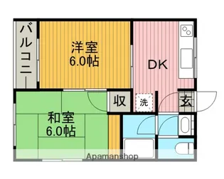 メゾンドールタニ【203号室】の間取り