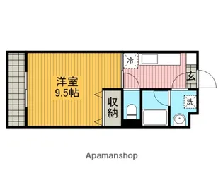 アンフィニ リベルテ【2階】の間取り