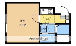 アステル橋本【203号室】の間取り
