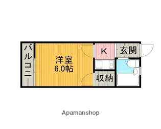 クロノス南橋本【1階】の間取り