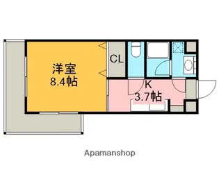 シンシア【501号室】の間取り
