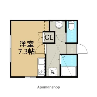 コート・ヴェール西橋本【101号室】の間取り
