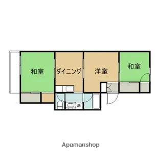 東橋本マンション【305号室】の間取り